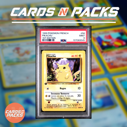 Carte Pokemon Pikachu 58/102 Set de Base Edition 1 PSA 9 MINT 🇫🇷 - Image 1