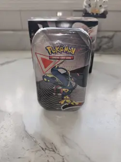 Pokemon TCG Black Bolt White Flare Mini Tin Elektross/Galvantula- SEALED - Image 1