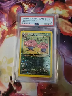 2001 Southern Islands Promo #17 Vileplume Holo PSA 8 Pokemon TCG Graded Card - Image 1