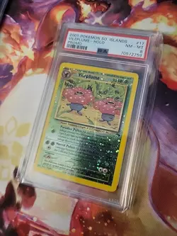 2001 Southern Islands Promo #17 Vileplume Holo PSA 8 Pokemon TCG Graded Card - Image 2