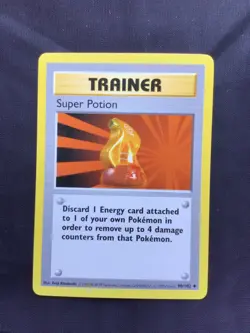 Pokemon Cards: Base Set Shadowless Uncommon: Super Potion 90/102 - Image 1