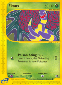 Ekans (108/165) [Expedition: Base Set] - Image 1