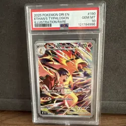PSA 10 Ethan’s Typhlosion IR 190/182 Pokemon Destined Rivals Gem Mint PSA 10 - Image 1
