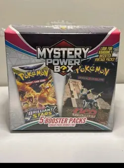 Pokemon Mystery Power Box 5 Booster Packs Factory SEALED Chase Pack 1:10 Neo - Image 1