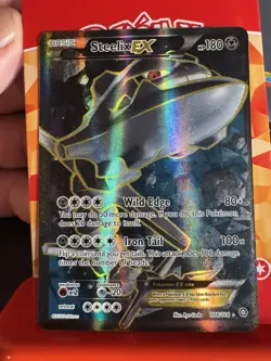 Pokemon STEELIX EX 108/114 Full Art Ultra Rare 2016 XY Steam Siege NM/Near Mint - Image 1
