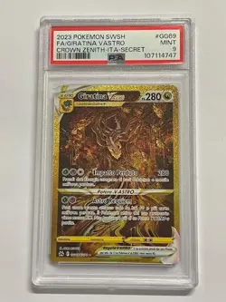 Pokemon PSA 9 GIRATINA GG69/GG70 Zenit Regale - 2023 ITA ITALIANO - Image 1