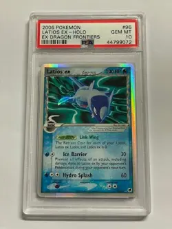 Pokemon PSA 10 LATIOS EX 69/101 Dragon Frontiers - 2006 ENG ENGLISH - Image 1