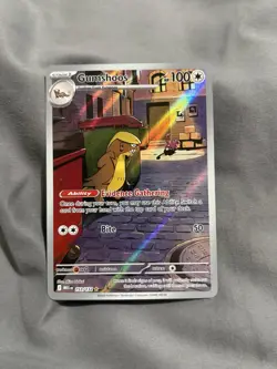 Gumshoos 153/132 Full Art Holo Illustration Rare Mega Evolution Pokemon 2025 - Image 1