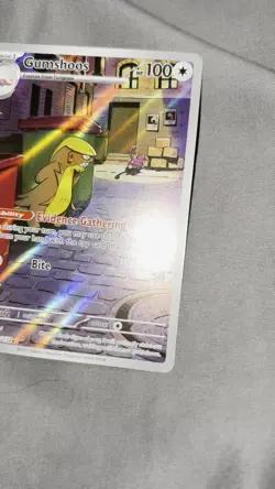 Gumshoos 153/132 Full Art Holo Illustration Rare Mega Evolution Pokemon 2025 - Image 2