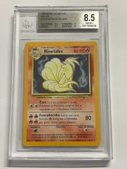 Pokemon TCG BGS 8,5 NINETALES 12/102 Set Base - 1999 ITA ITALIANO - Image 1