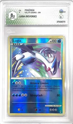 Pokemon GRAAD 8.5 Lugia REVERSE #15/95 Call of Legends 2011 Ita - Image 2