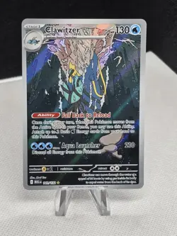 2025 Pokemon Mega Evolutions CLAWITZER 141/132 Illustration Rare - Image 1