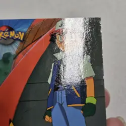1999 Topps Pokemon TV Animation Edition Series 1 #TV1 Ash Ketchum - Image 4