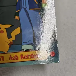 1999 Topps Pokemon TV Animation Edition Series 1 #TV1 Ash Ketchum - Image 5