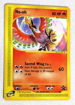 Pokemon TCG Scan-Tastic Spectacular e-Reader Series Ho-oh Rapidash Promo - Image 4