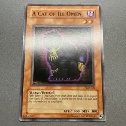Yu-Gi-Oh! A Cat Of ill Omen Common Unlimited PGD-070 HP - Image 1