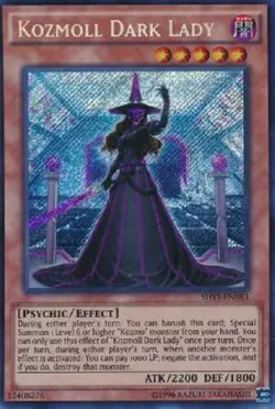 Yu-Gi-Oh! Kozmoll Dark Lady - Secret Rare - Unlimited - NM - SHVI-EN083 - Image 1