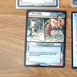 SPOILS BETA PROMO FOIL MICROMAJIG CARD 2006 TENACIOUS GAMES GEARSMITH CHARACTER - Image 1