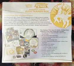 Pokemon Trading Card Game Sword & Shield Brilliant Stars Pokemon Center Etb - Image 5