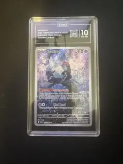 Pokemon Munkidori TCG Card 072/064 SV Shrouded Fable Graded TAG 10 - Image 1