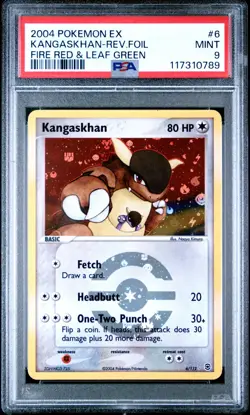 PSA 9 Kangsakhan Reverse Holo 4/112 EX FireRed & LeafGreen 2004 Pokemon Card - Image 1