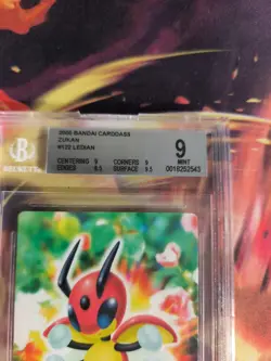 Pokemon Card Japanese Zukan Bandai Carddass BGS Beckett 9 Ledian 2005 - Image 4