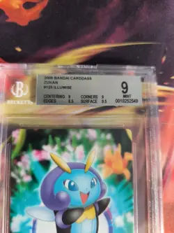 Pokemon Card Japanese Zukan Bandai Carddass BGS Beckett 9 Illumise 2005 - Image 4