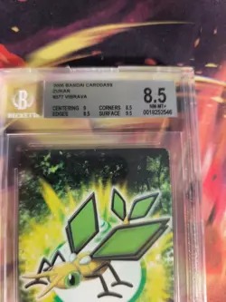 Pokemon Card Japanese Zukan Bandai Carddass BGS Beckett 8.5 Vibrava 2005 - Image 4