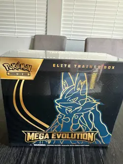 Pokemon Trading Card Game TCG Mega Evolution Elite Trainer Box ETB Lucario NEW - Image 1
