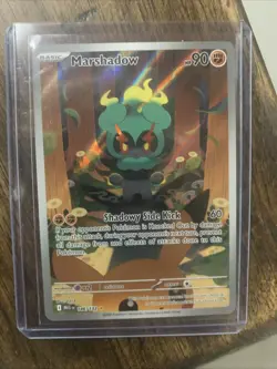 Marshadow IR 146/132 Pokemon Card Mega Evolution Set Mint Condition Rare TCG - Image 1