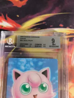 Pokemon Card Japanese Zukan Bandai Carddass BGS Beckett 9 Jigglypuff Pummeluff - Image 4