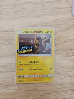Pokemon TCG Detective Pikachu SM190 Promo Card - Image 1