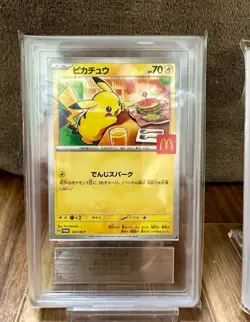 ARS 10 & 9 Graded set Pikachu 020/M-P McDonald's Promo Japanese Pokemon Card PSA - Image 3