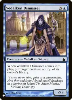 Vedalken Dismisser - Light Play MTG The List - Image 1