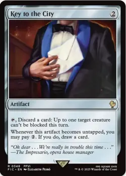 1 x Key to the City - Final Fantasy Commander - LP - MTG - Image 1