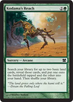 MTG Kodama's Reach, Modern Masters, Damaged, English - Image 1
