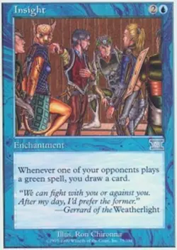 MTG Insight, Sixth Edition, Damaged, English - Image 1