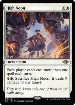 MTG High Noon, Outlaws of Thunder Junction, Damaged, English - Image 1