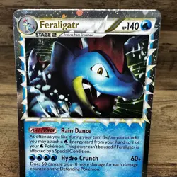 Pokemon 2010 HGSS Promos Feraligatr Prime Holo Black Star #HGSS07 - Image 2