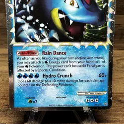 Pokemon 2010 HGSS Promos Feraligatr Prime Holo Black Star #HGSS07 - Image 3