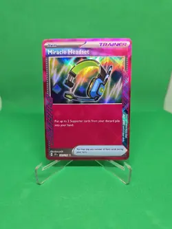 Pokemon TCG Miracle Headset 183/191 Sv08: Surging Sparks Holo - Image 1
