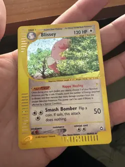 Blissey Holo Rare H6/H32 Pokemon Aquapolis 2002 E-Reader - Image 1