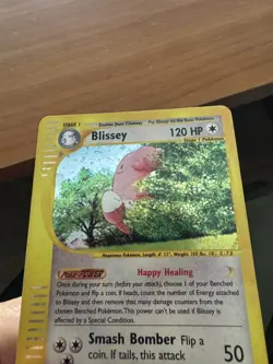 Blissey Holo Rare H6/H32 Pokemon Aquapolis 2002 E-Reader - Image 3