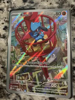 SEALED Riolu Pokemon Center Edition 010 Mega Evolution ETB Promo - (STAMPED) - Image 1