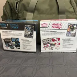 Pokemon Center Black Bolt and White Flare ETB Elite Trainer Box Set of 2 Sealed - Image 3