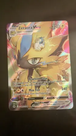 Pokemon TCG Zeraora Vmax GG42/GG70 Crown Zenith Sword & Shield - Image 1