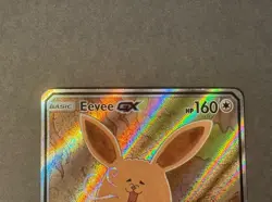 Pokemon TCG - Eevee GX - SM233 - Black Star Promo - Full Art Holo Played - Image 4