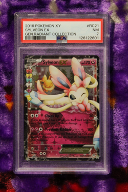Pokemon TCG Sylveon EX RC21-32 Generations: Radiant Collection Holo PSA Garde 7 - Image 1