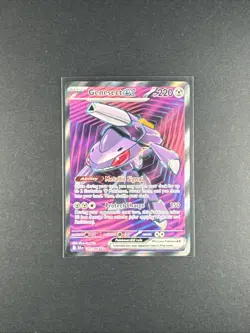 Genesect ex 161/086 SV: Black Bolt Ultra Rare Full Art Holo Pokemon TCG NM/M - Image 1