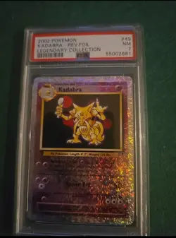 Pokemon Kadabra 2002 Legendary Collection Reverse Foil PSA 7 - Image 1